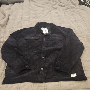 Men's The Stronghokd Navy Corduroy Shirt Jacket Size XXXL, New With Tags!